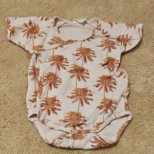 Palm Tree Print Kids One Piece
